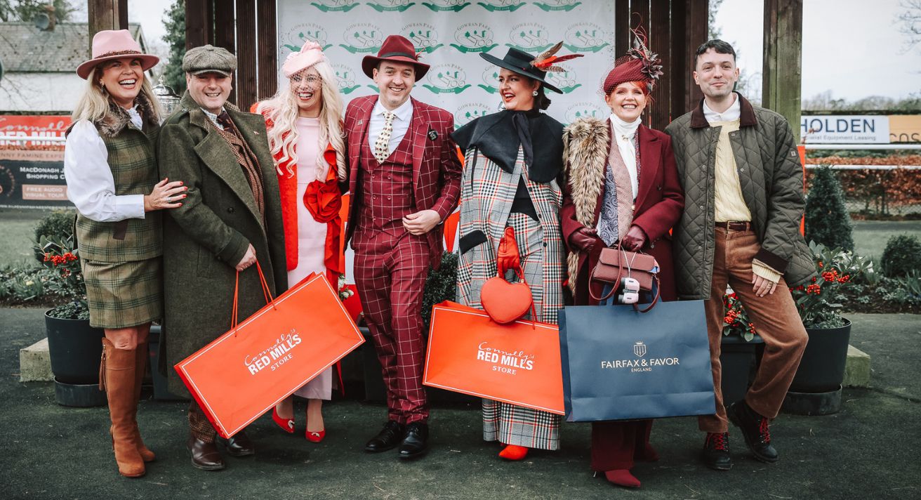 Marietta Doran and James Kavanagh Announce Style Awards Winners at RED MILLS Day, Gowran Park 2026