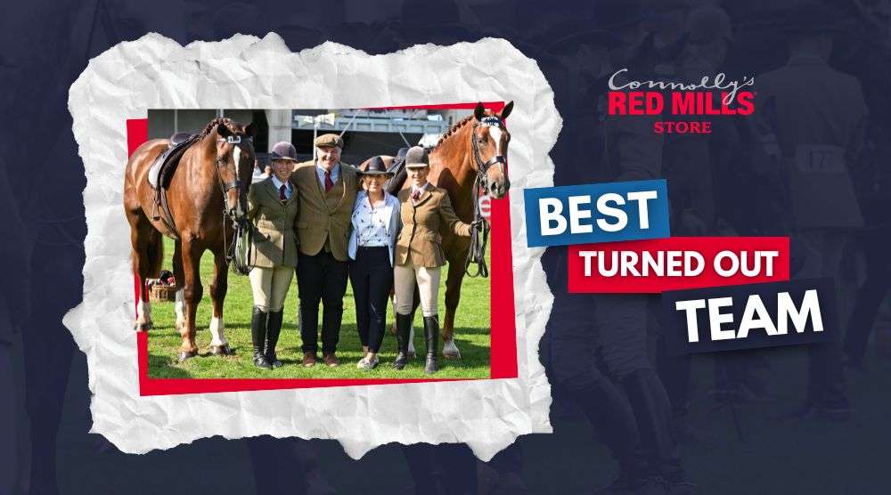 The RED MILLS Store Best Turned Out Team At the Dublin Horse Show