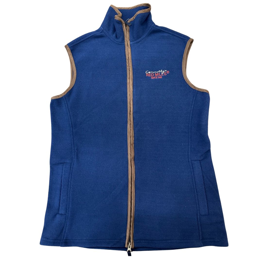 Red Mills, Foran Equine, Carr & Day & Martin Unisex Fleece Gilet in Navy