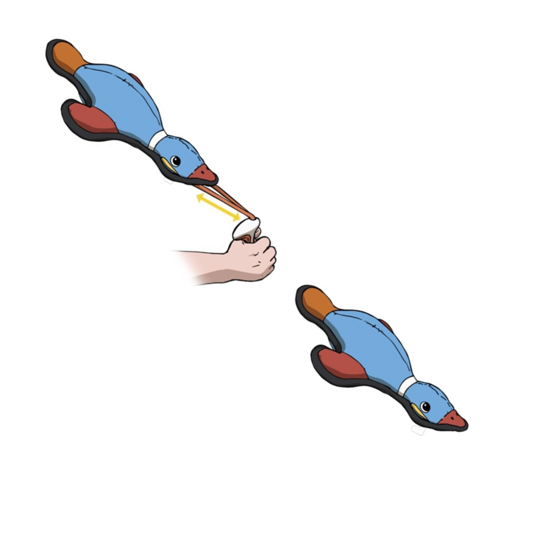 Nobby Nylon duck Extra Strong Sling Toy 1