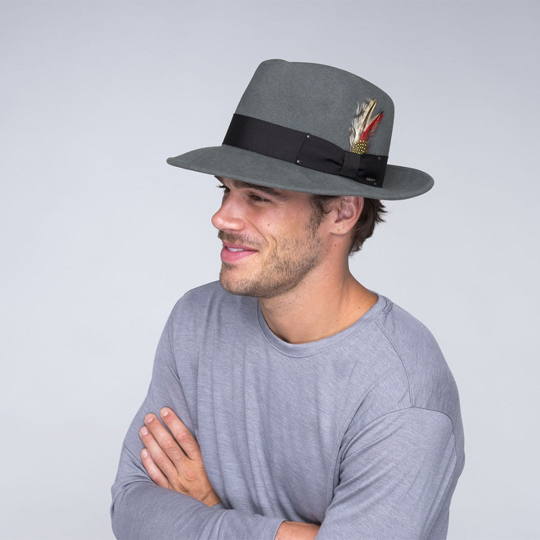 Bailey Classic Fedora Hat in Graphite