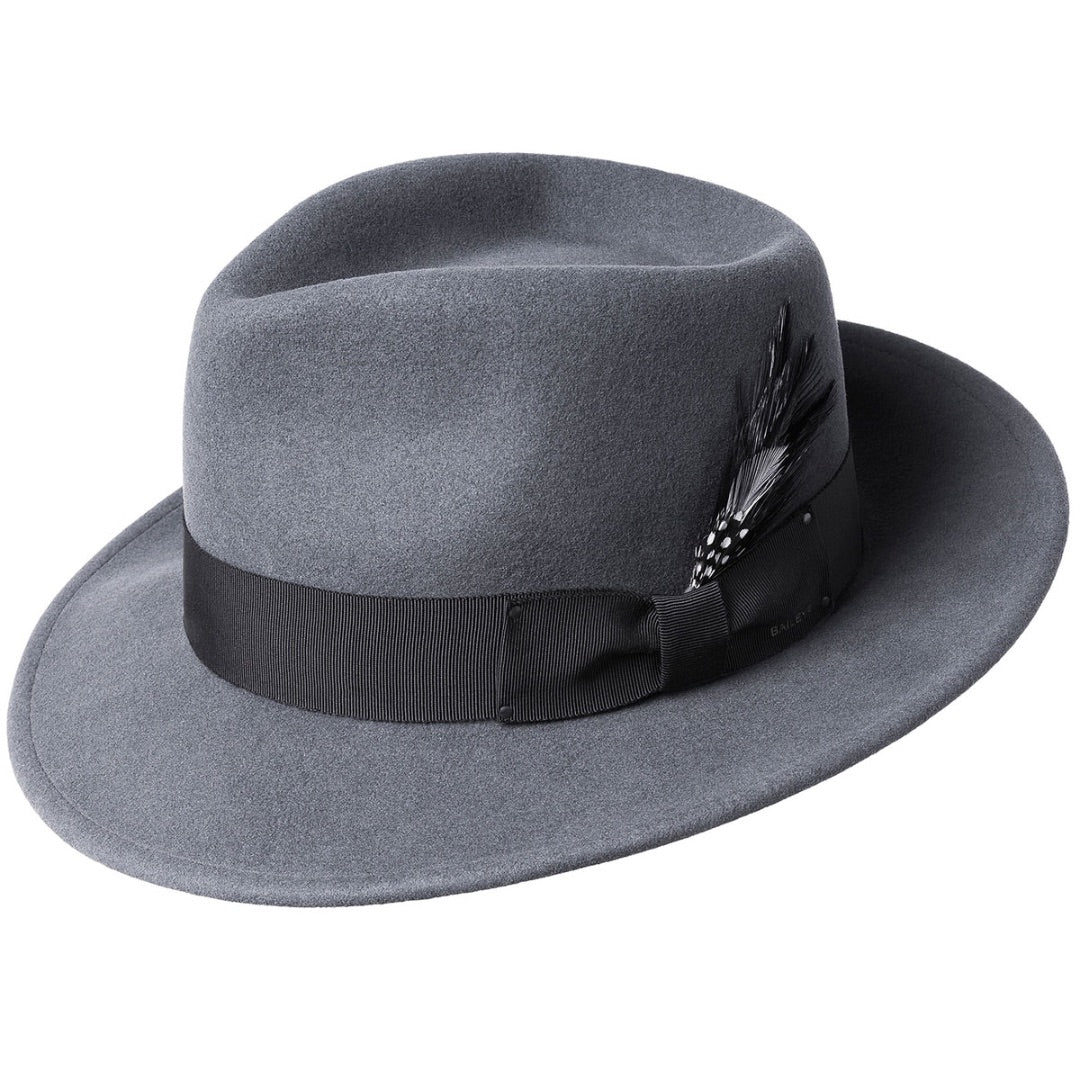 Bailey Classic Fedora Hat in Graphite