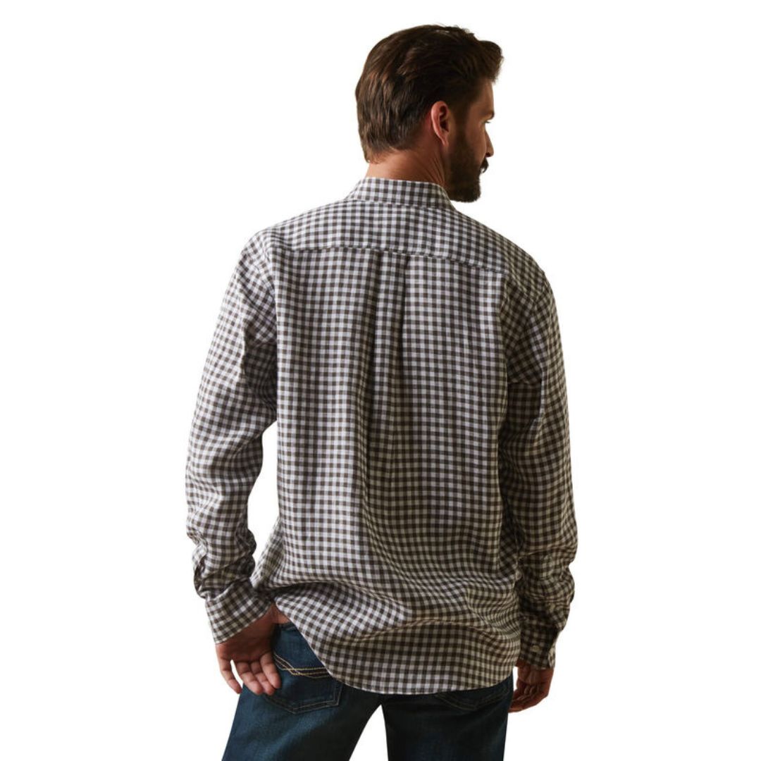 Ariat Men's Sonoma Shirt in Banyan Bark Check