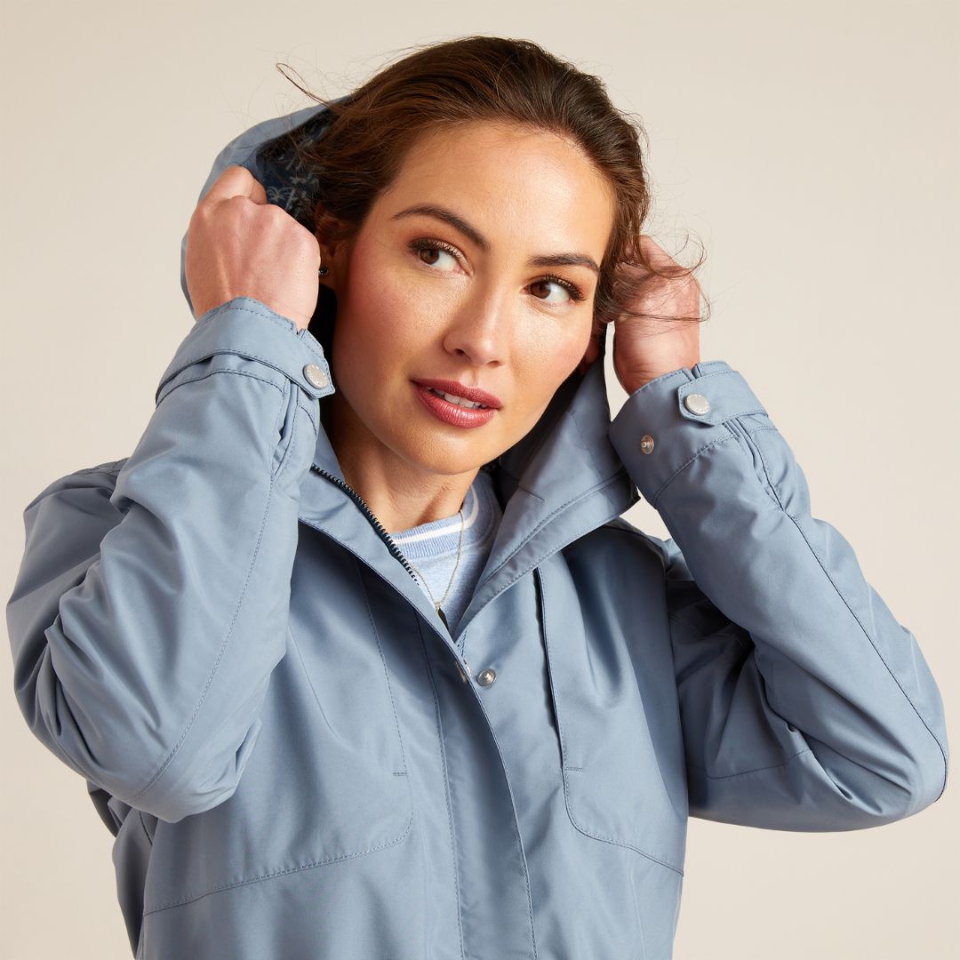 Ariat Women's Atherton Waterproof Jacket in Bluefin