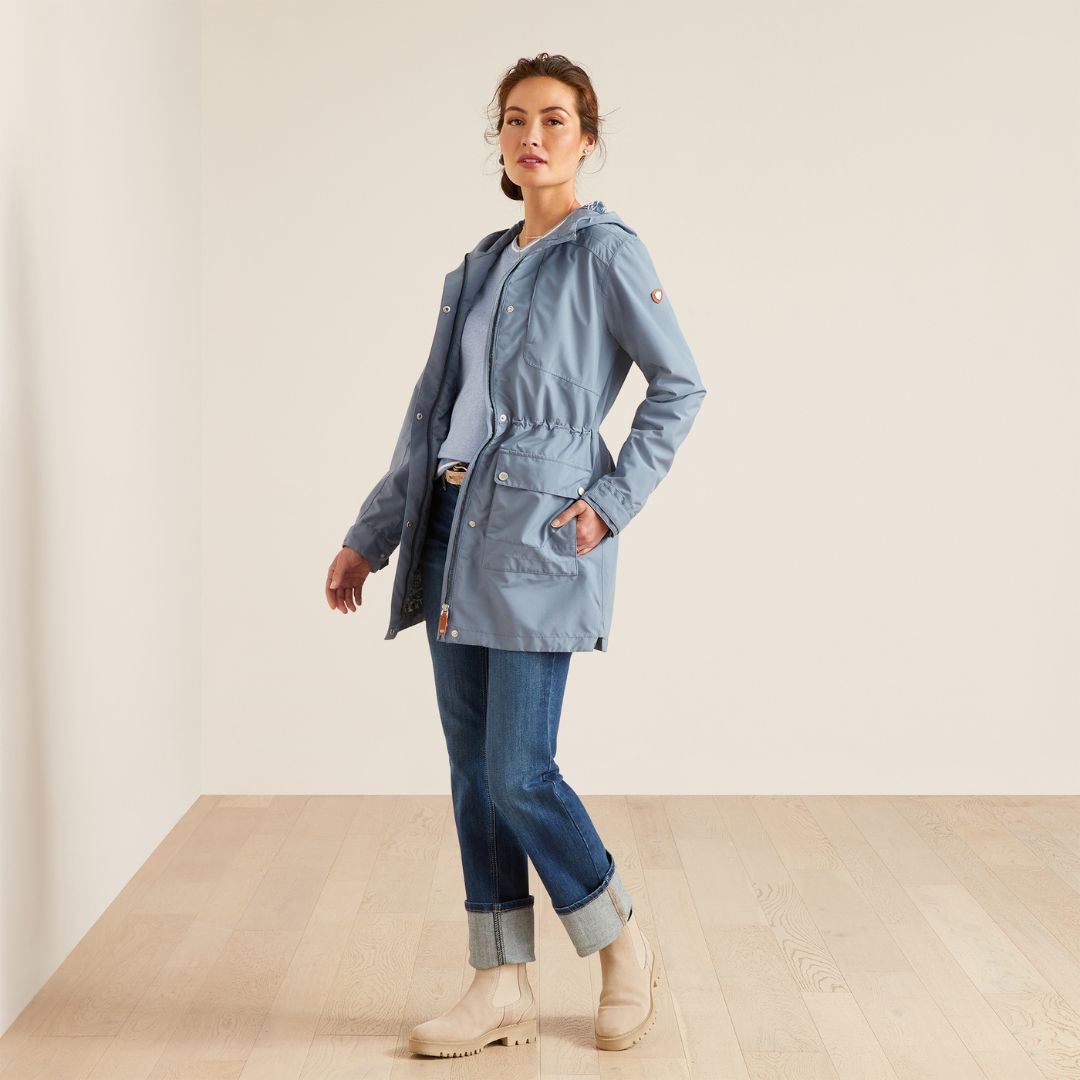 Ariat Women's Atherton Waterproof Jacket in Bluefin