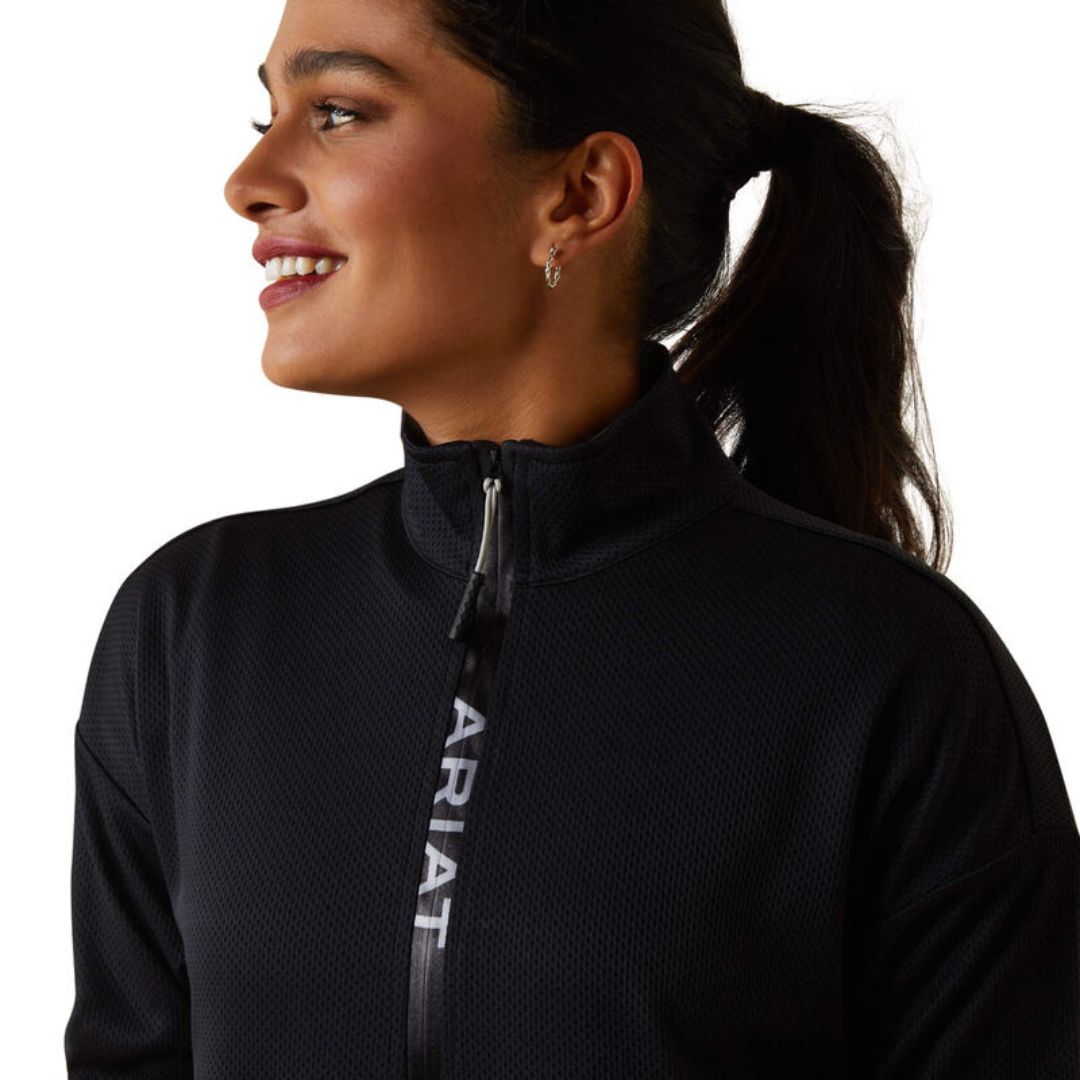 Ariat Women's Breathe 1/2 Zip Jumper in Black
