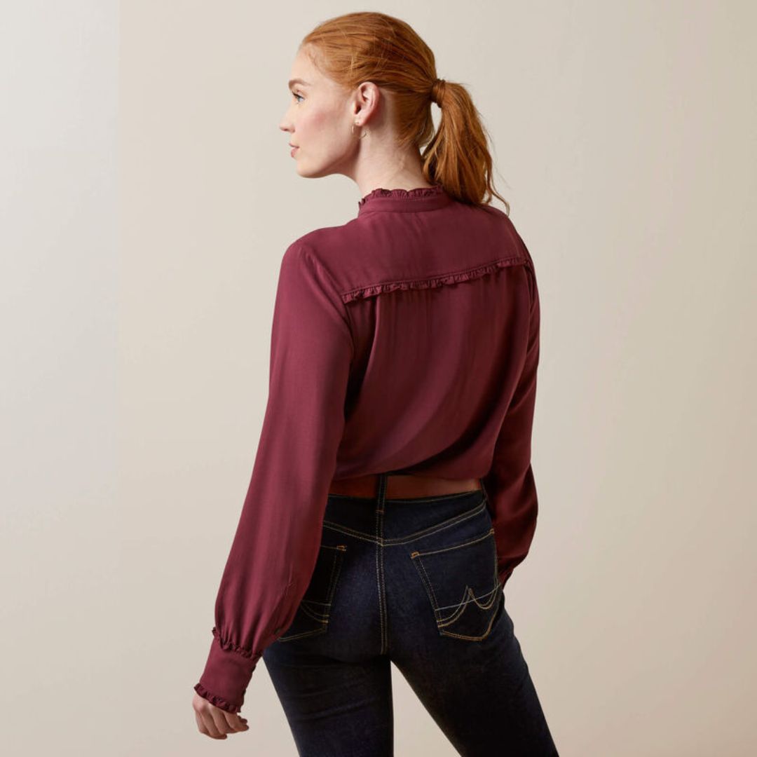Ariat Women's Clarion Blouse in Tawny Port