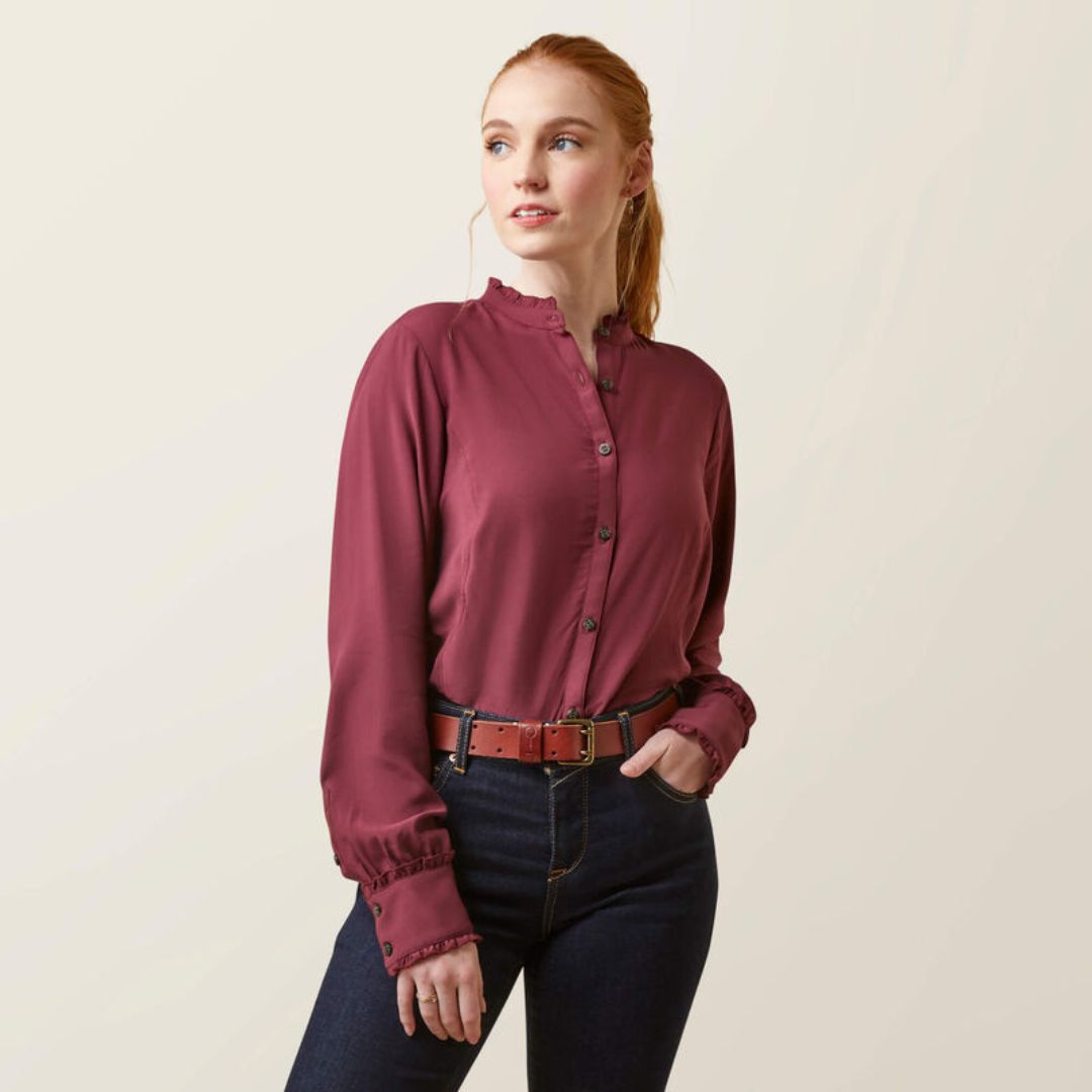 Ariat Women's Clarion Blouse in Tawny Port