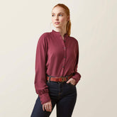 Ariat Women's Clarion Blouse in Tawny Port