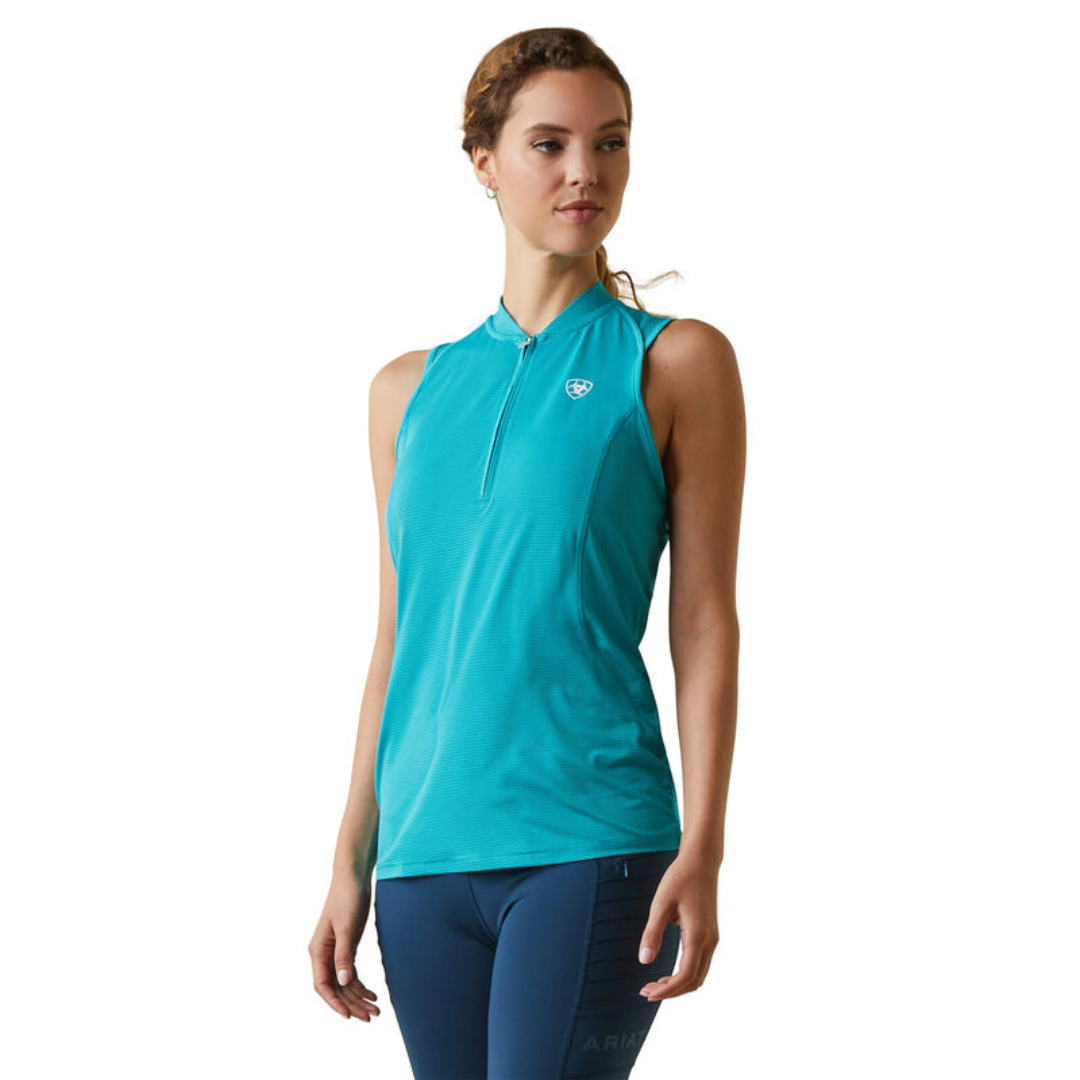 Ariat Women's Hailey 1/4 Zip Baselayer in Green