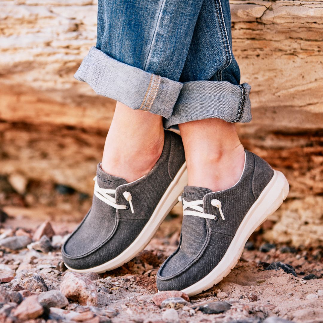 Ariat Women's Hilo Casual Shoes in Washed Black