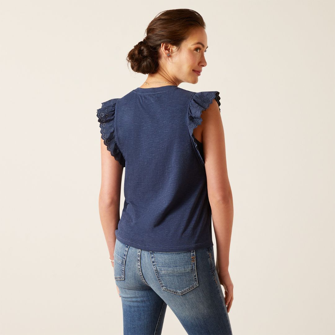 Ariat Women's Ludlow Top in Navy