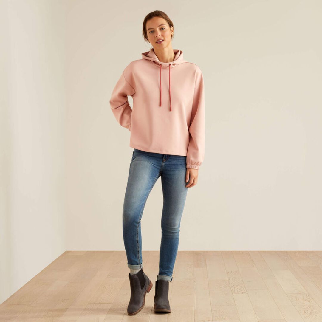 Ariat Women's Moraga Hoodie in Misty Rose