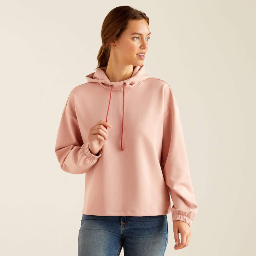 Ariat Women's Moraga Hoodie in Misty Rose