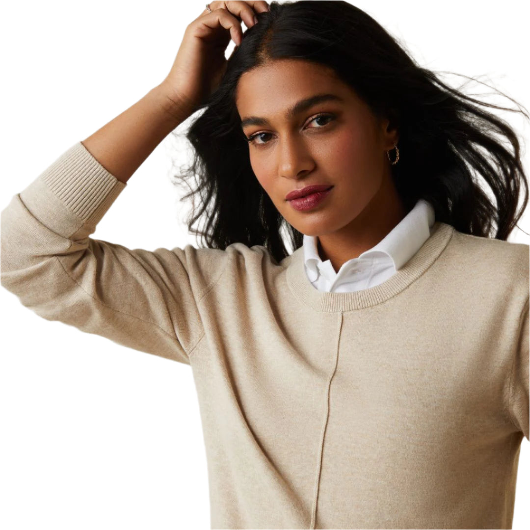 Ariat Women's Peninsula Jumper in Oatmeal