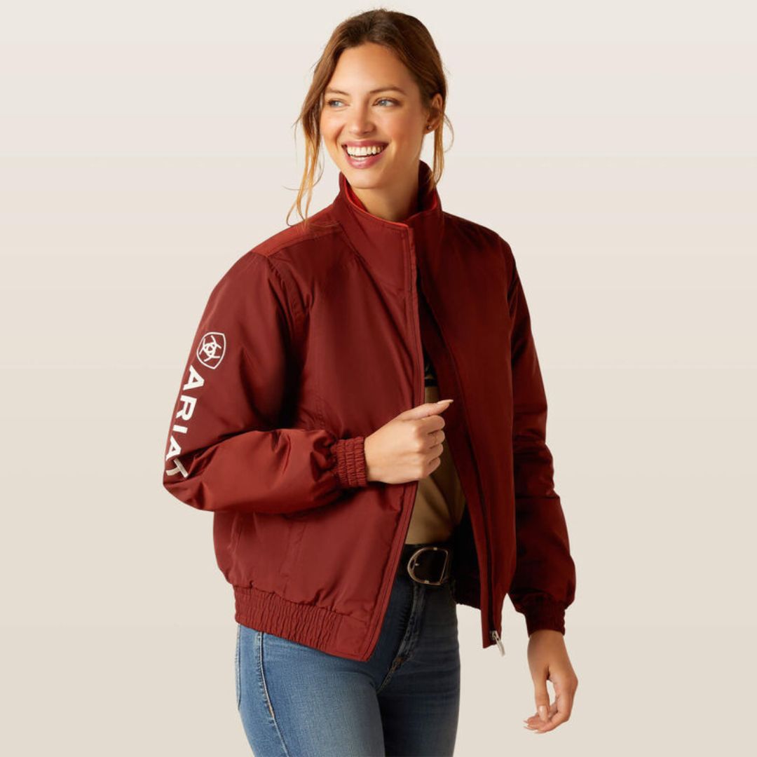 Ariat women's jacket clearance maroon