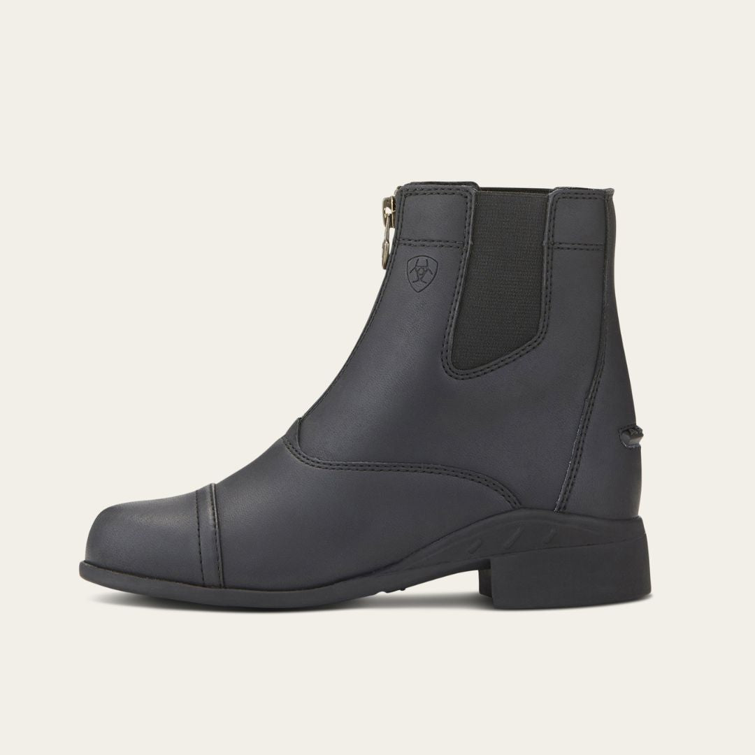 Ariat Kid Scout Zip Paddock Boot in Black