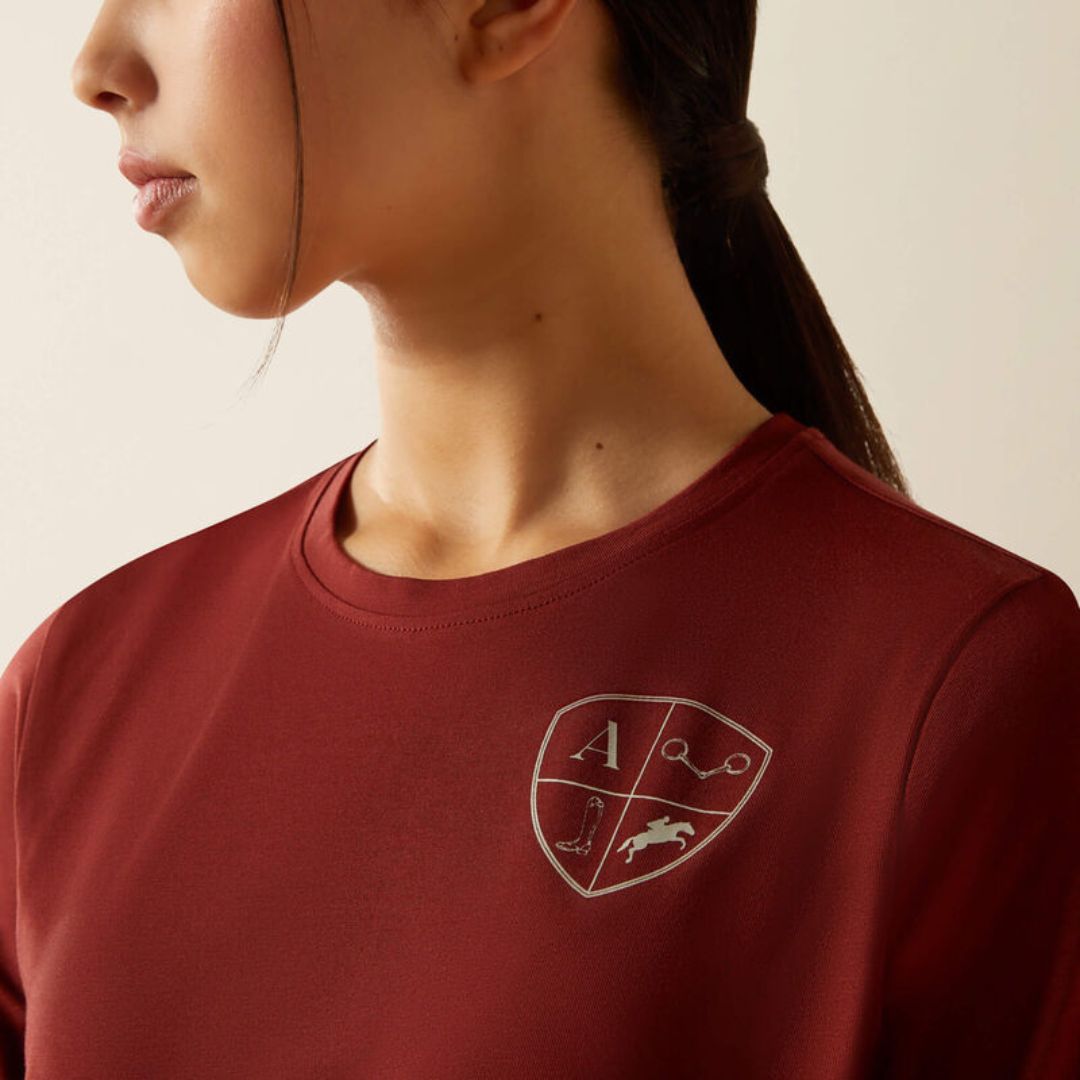 Ariat Kids Icons T-Shirt in Madder Brown