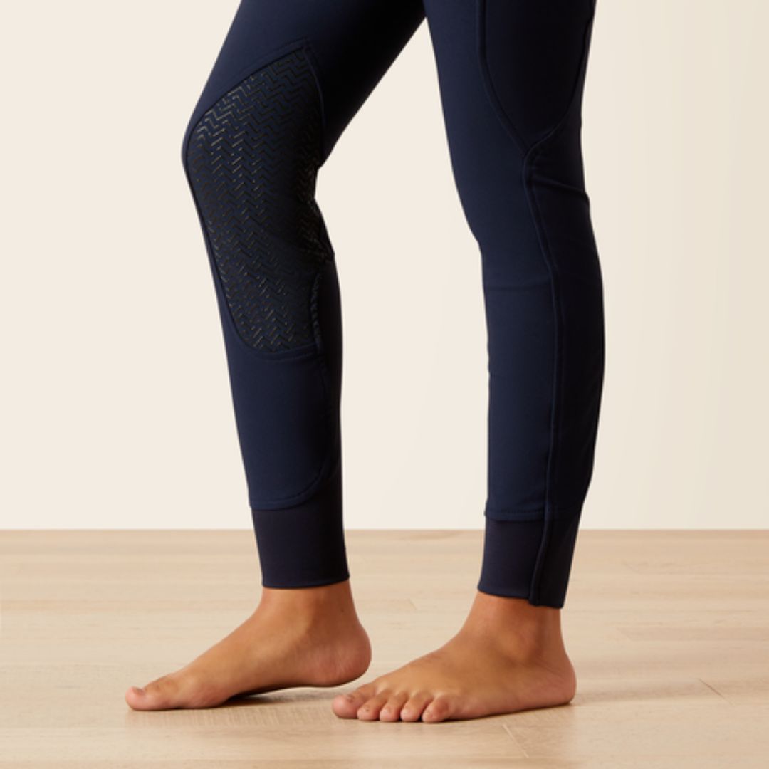 Ariat Kids Prelude Knee Patch Breech in Navy Eclipse