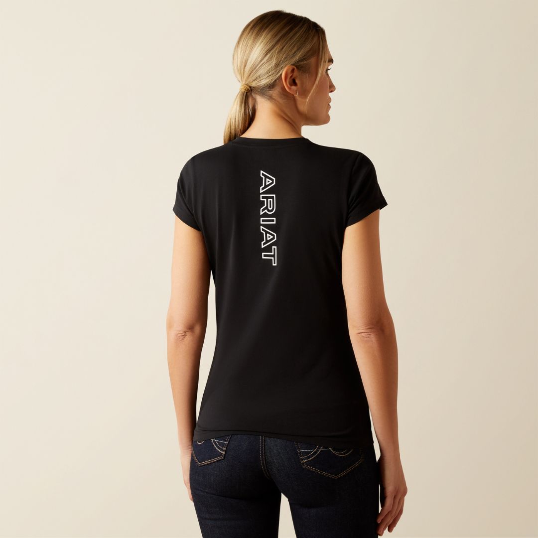 Ariat Women's BV Logo T-Shirt in Black