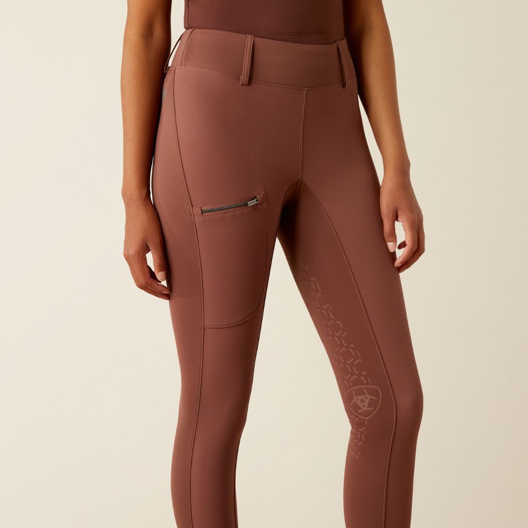 Ariat Women's Boreas Half Grip Tight in Marron