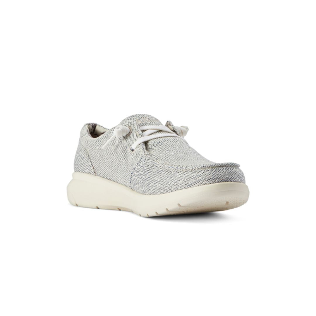 Womens shoe grey top