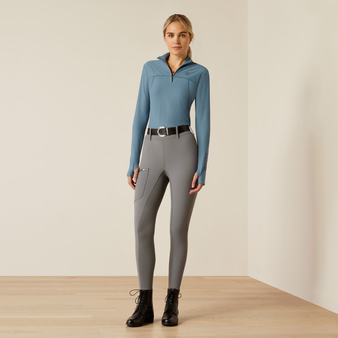 Ariat Women's Lowell 1/4 Zip Baselayer in Bluestone