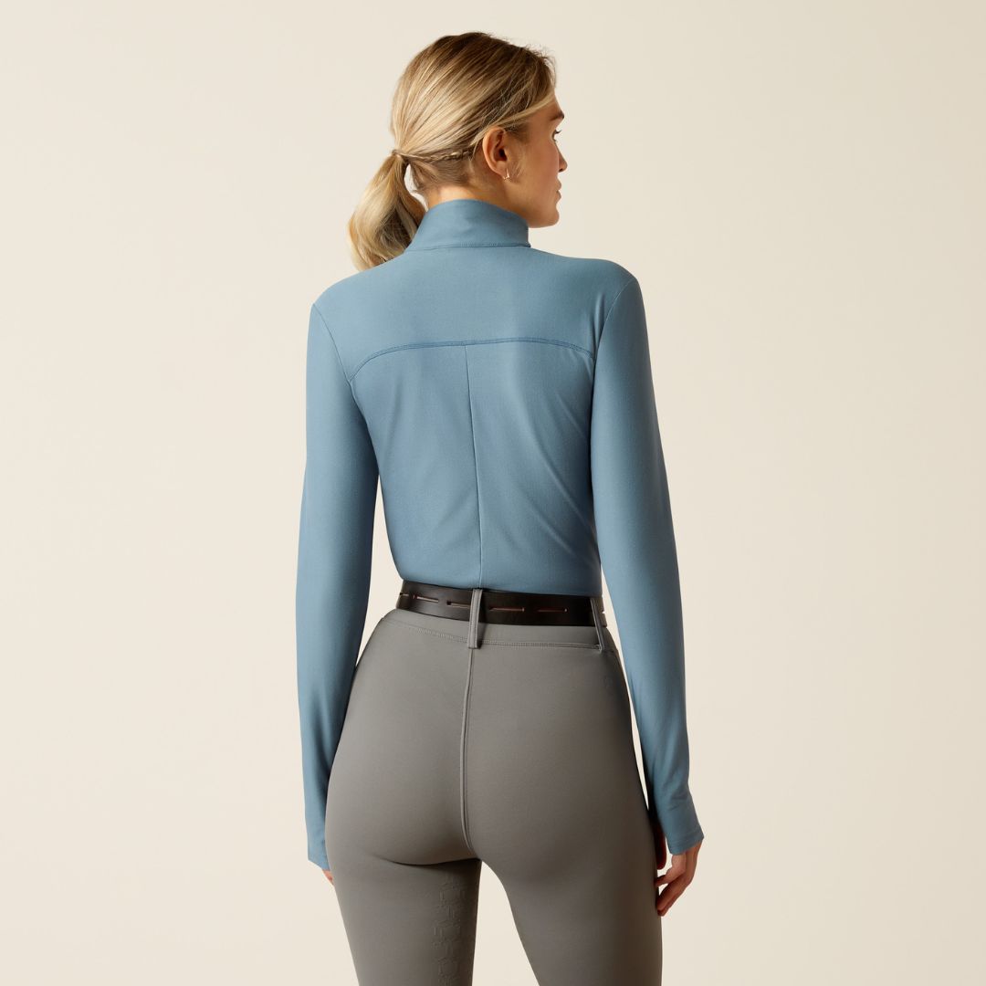 Ariat Women's Lowell 1/4 Zip Baselayer in Bluestone