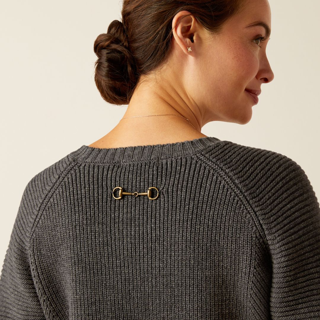 Ariat Women's Malvern Jumper in Charcoal