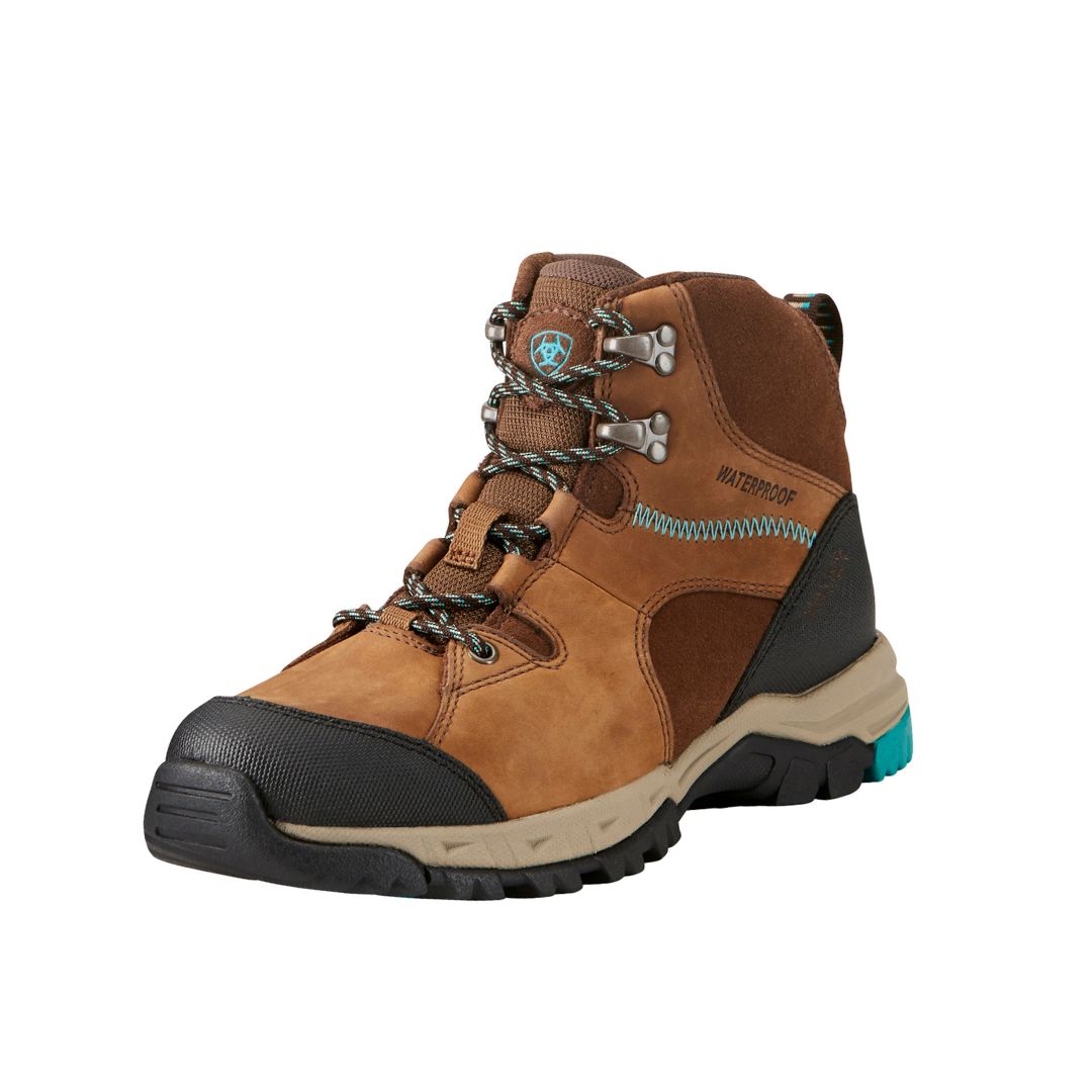 Ariat Women's Skyline Mid Waterproof Boot in Distressed Brown