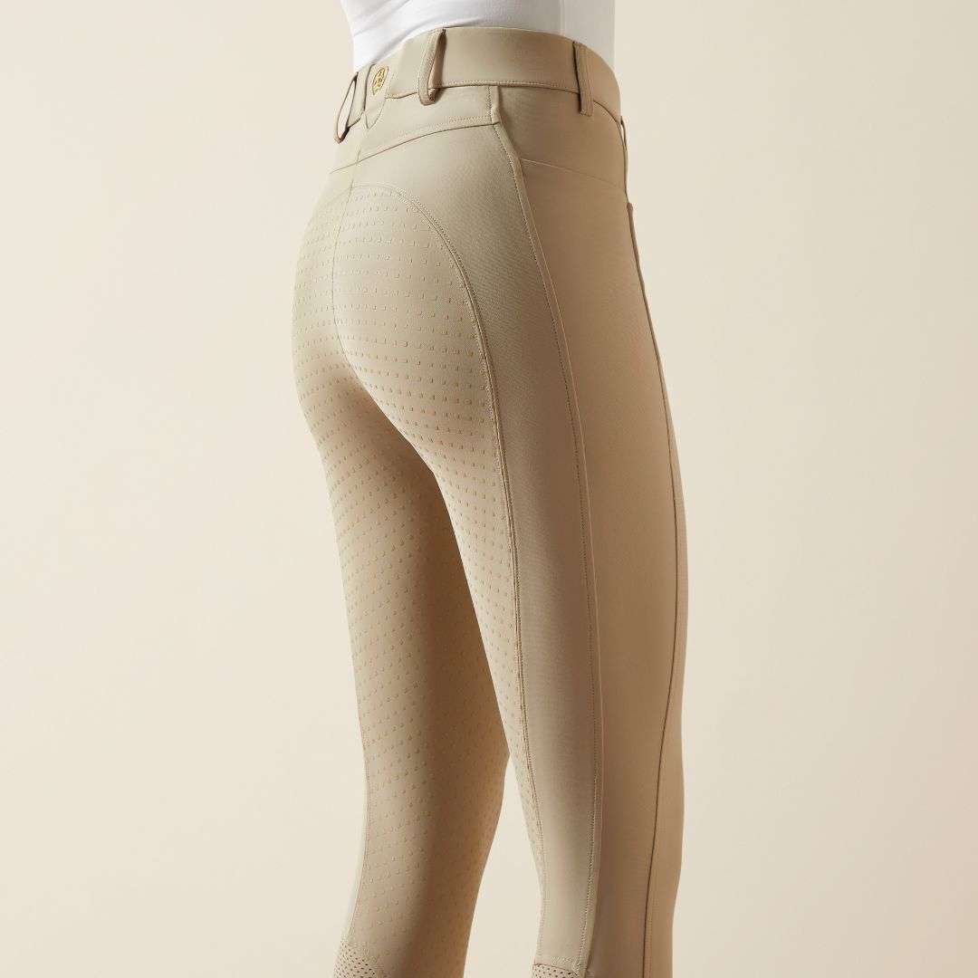 Ariat Women's Tri Factor Grip Full Seat Breech in Olympian Tan