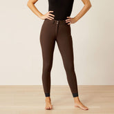 Ariat Women's Tri Factor Vivacity Heat Half Grip Breeches in Mole