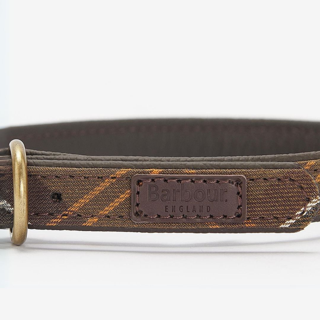Barbour Dog Collar in Classic Tartan