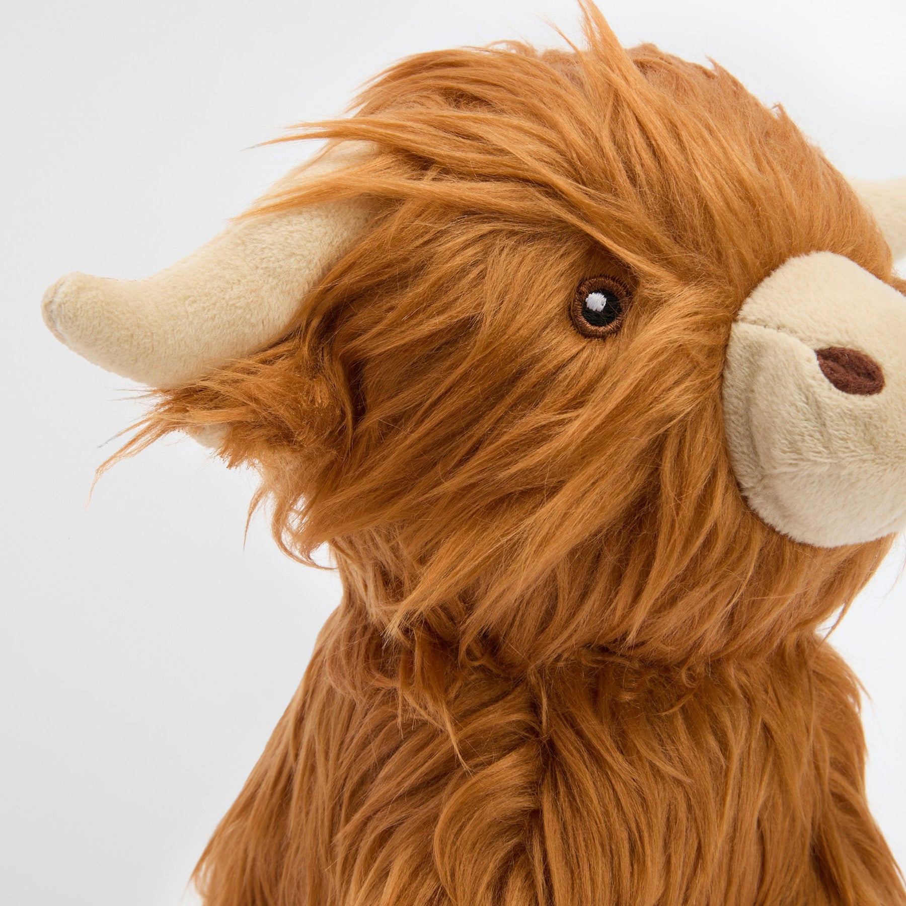 Barbour Highland Cow Dog Toy in Brown