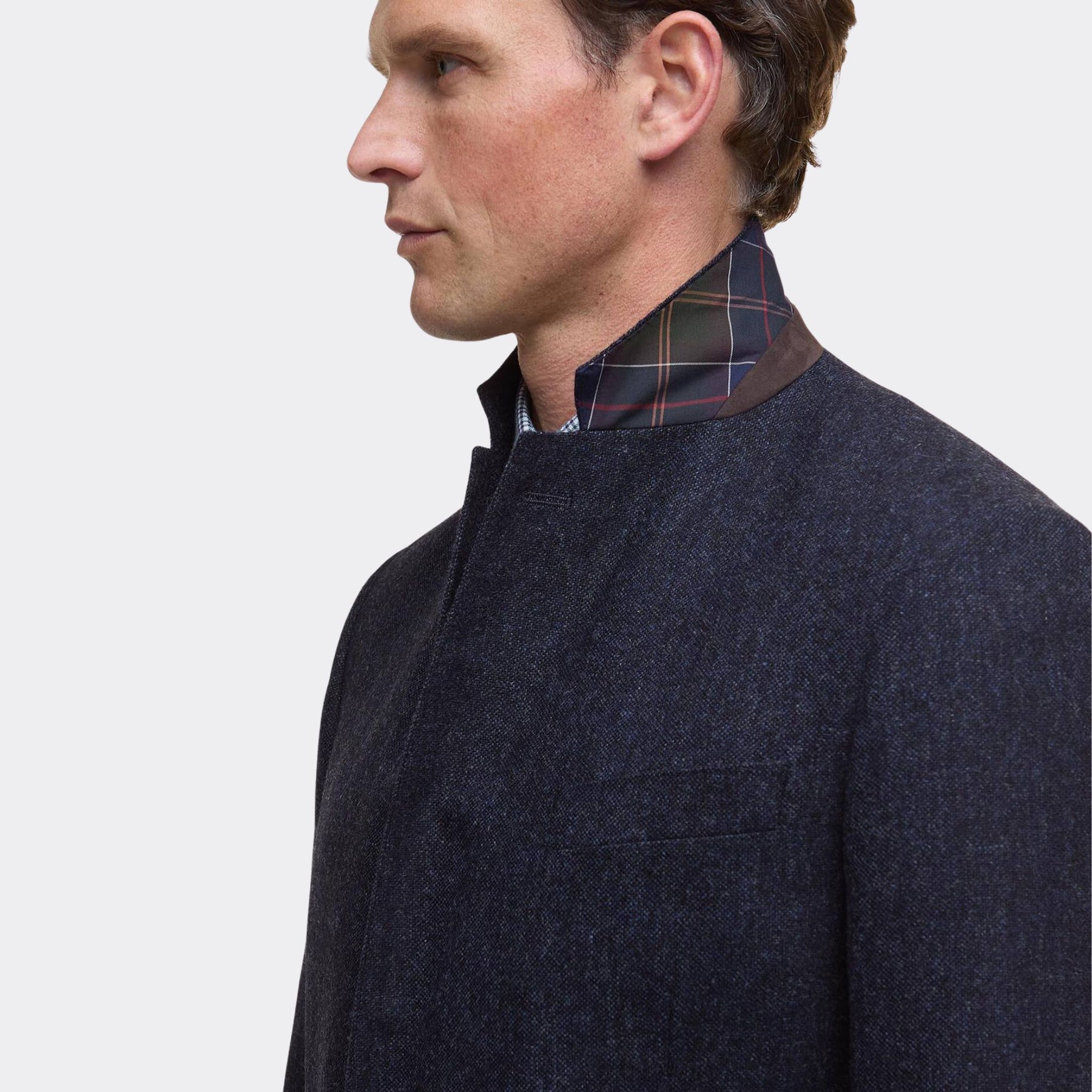 Barbour Men's Godfrey Moons Shetland Blazer in Navy