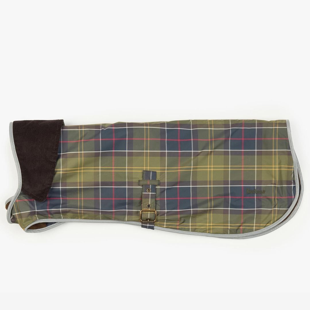 Barbour Waterproof Dog Coat in Classic Tartan