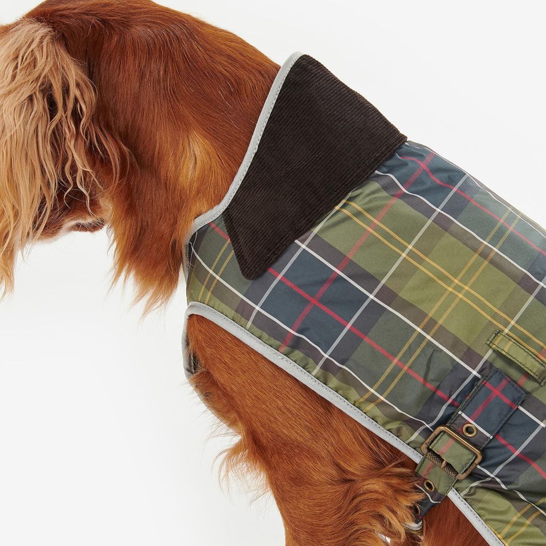 Barbour Waterproof Dog Coat in Classic Tartan