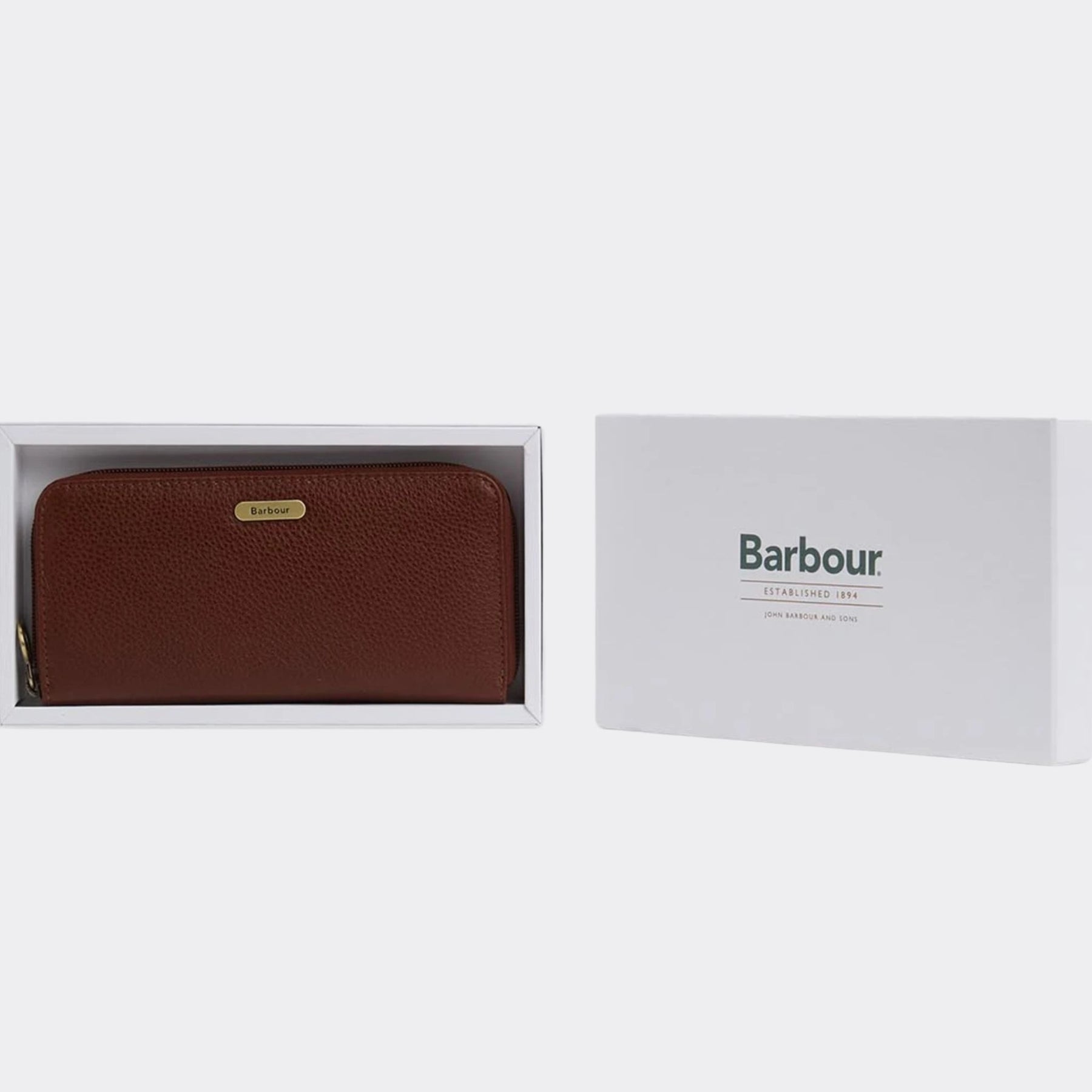 Barbour Women's Birch Leather Matinee Purse in Brown