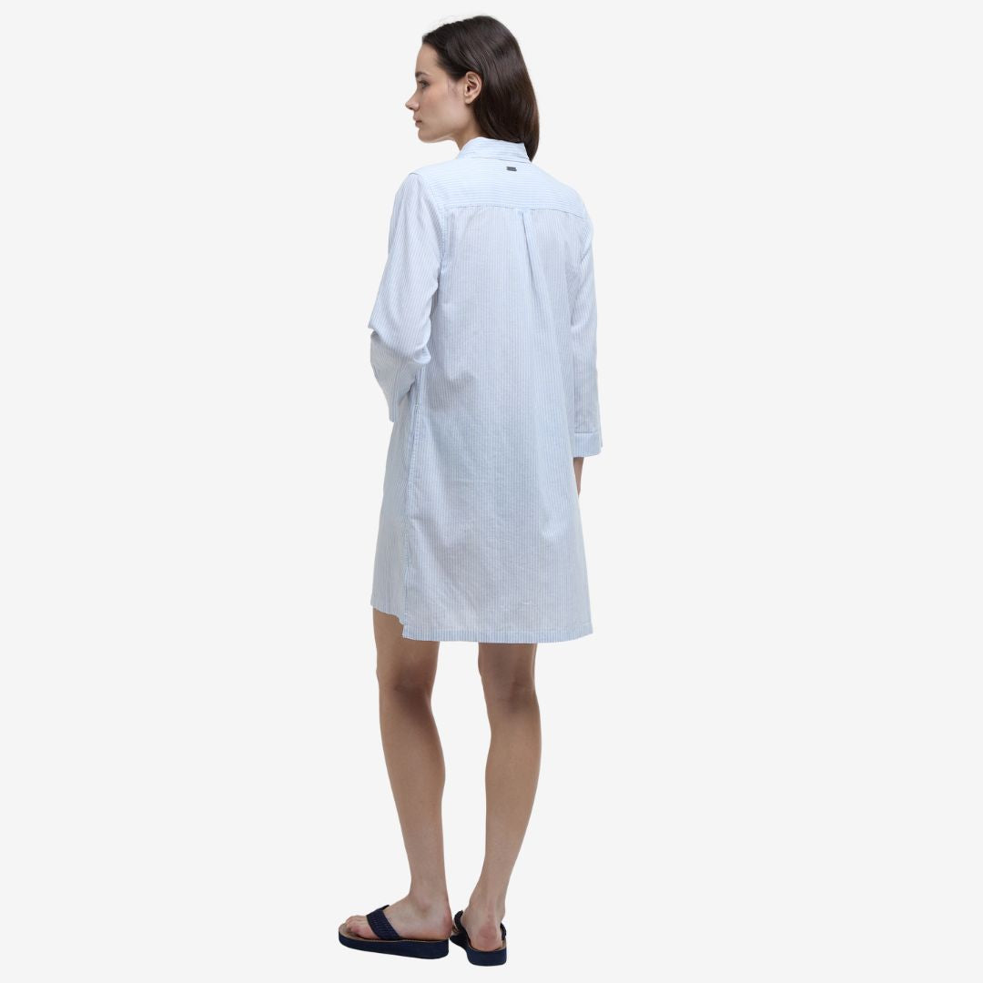 Barbour Women's Seaglow Shirt Dress in Chambray