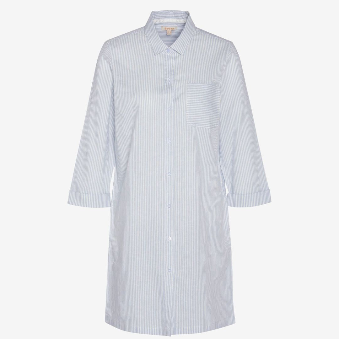 Barbour Women's Seaglow Shirt Dress in Chambray