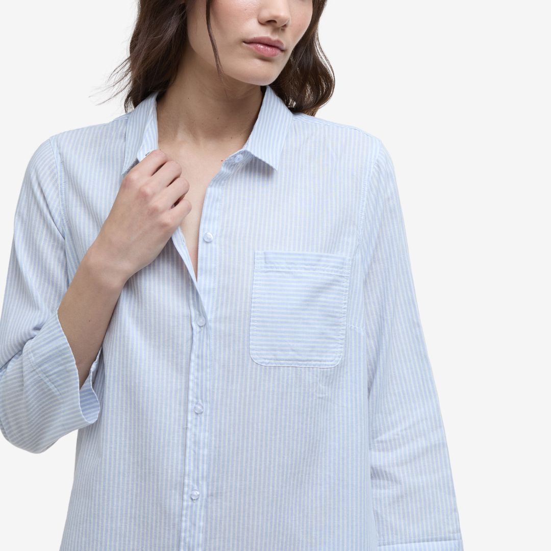 Barbour Women's Seaglow Shirt Dress in Chambray