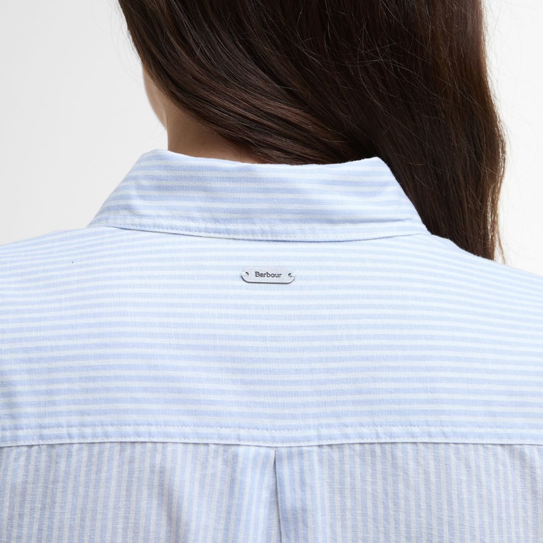 Barbour Women's Seaglow Shirt Dress in Chambray