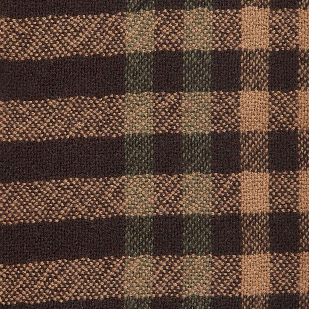 Barbour Ashton Wool Scarf in Army Green & Port