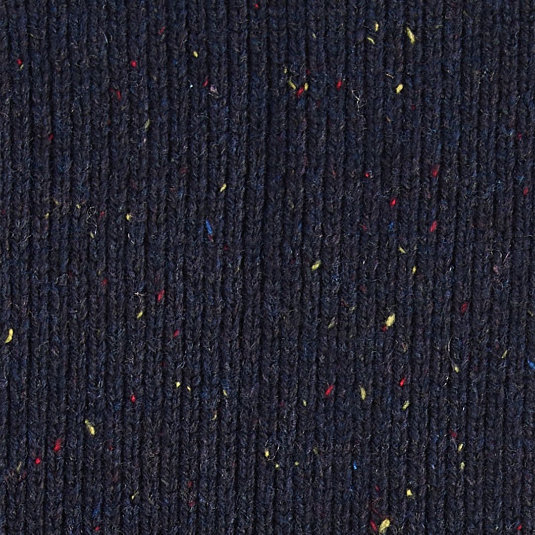 Barbour Carlton Fleck Beanie & Scarf Gift Set in Navy