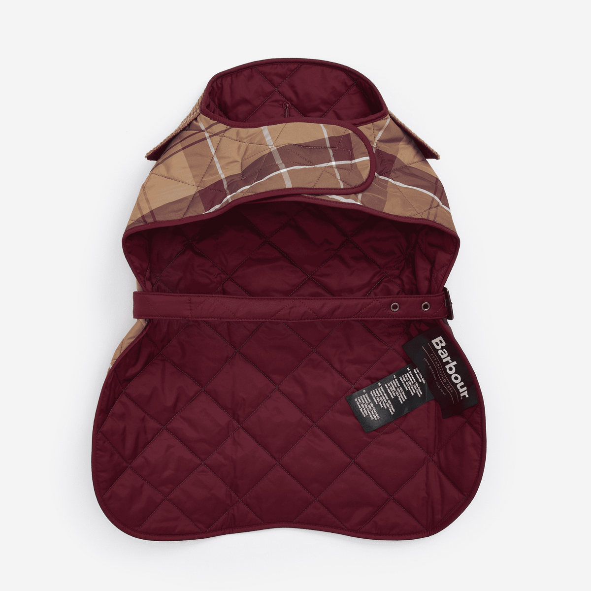 Barbour Dog Coat in Muted Cabernet