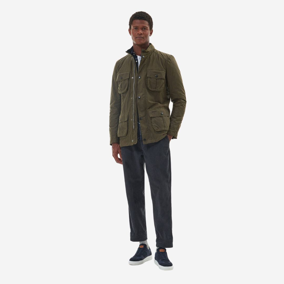 Barbour Men's Corbridge Wax Jacket in Olive