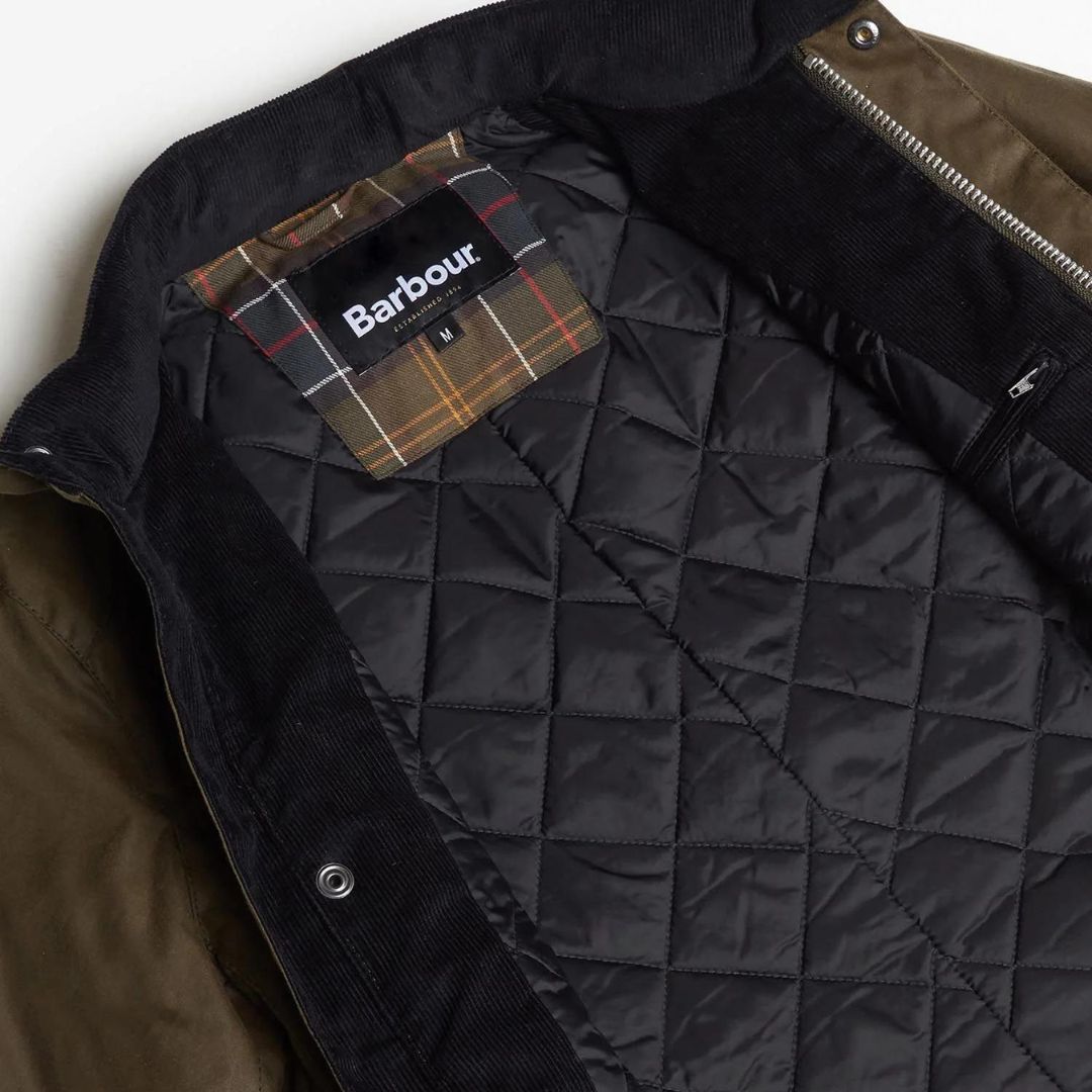 Barbour Men's Corbridge Wax Jacket in Olive