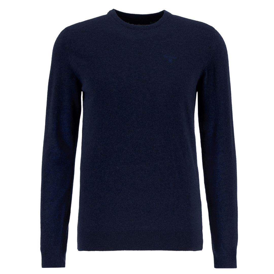 Barbour Men's Essential Crew Neck Jumper in Navy