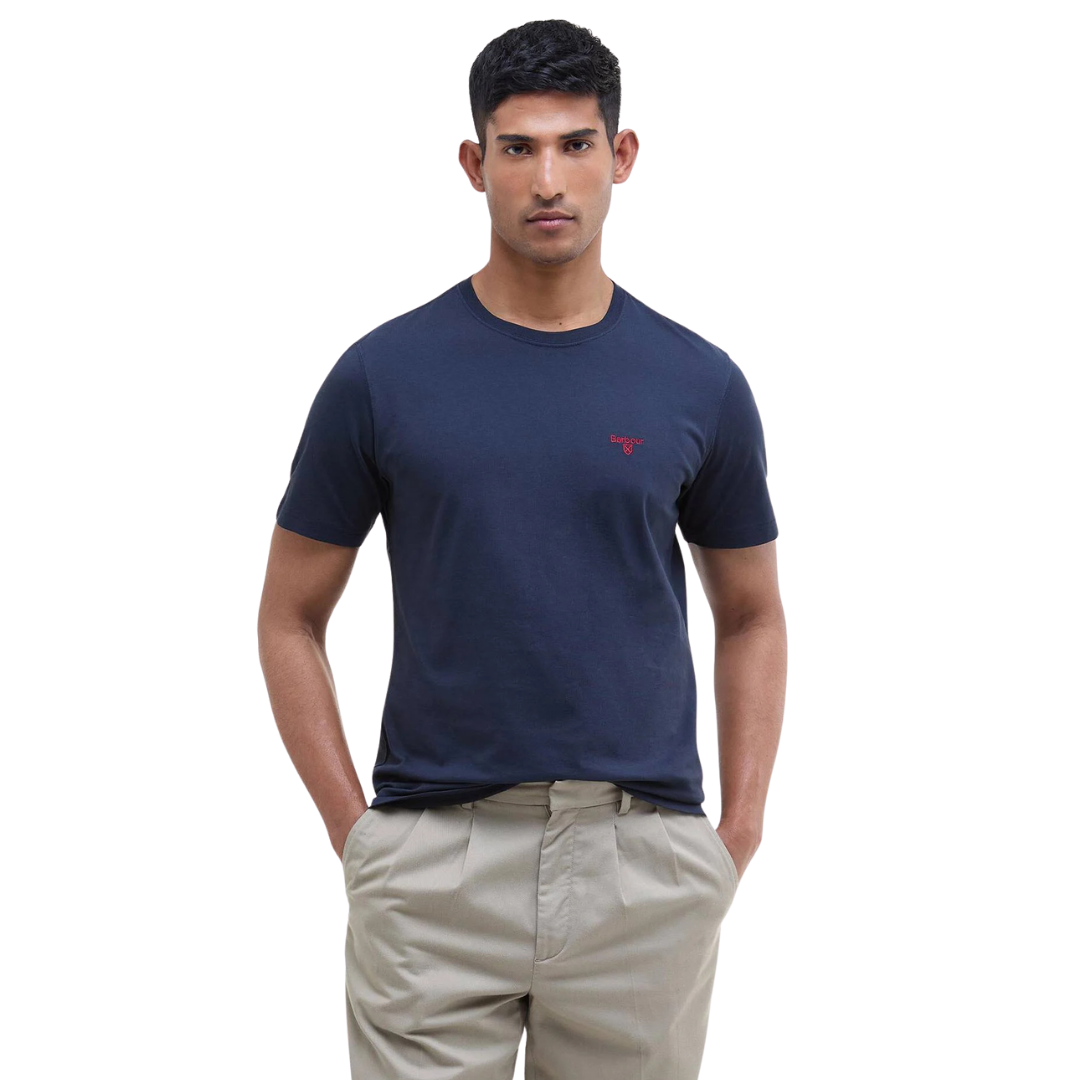 Barbour Men's Essential Sport T-Shirt in Classic Navy