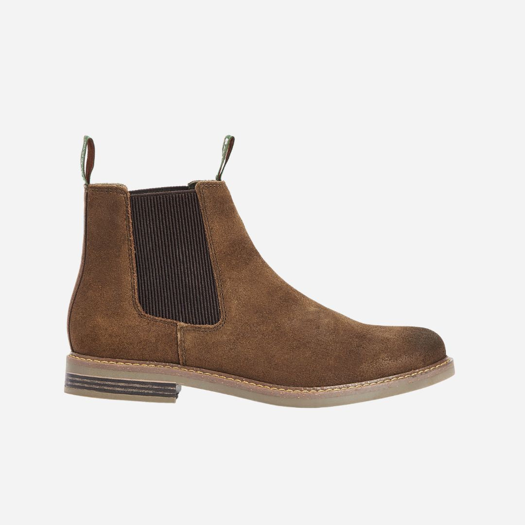 Barbour Men's Farsley Chelsea Boots in Khaki - Main Image